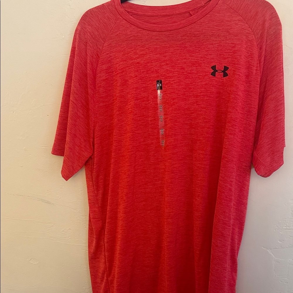 Under Armour Men's Heathered Red Tee